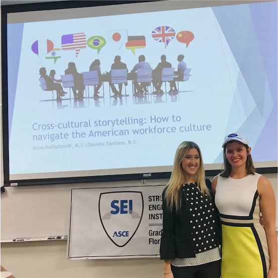 Cross-cultural workshop at Florida International University College of Engineering with Daniela Santana.