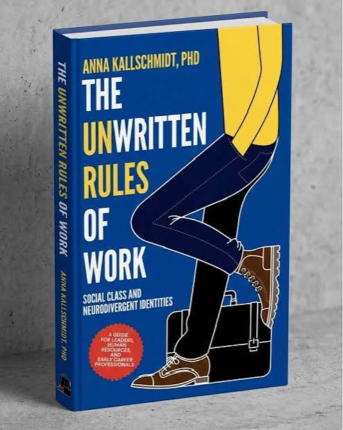 3D mockup of The Unwritten Rules of Work.
